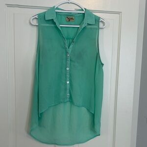 Show me your MuMu Mint Sleeveless‎ Blouse Size M